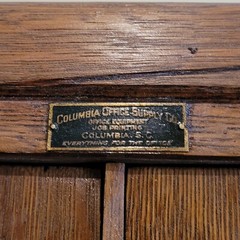 Yawman and Erby Oak Antique Cabinet