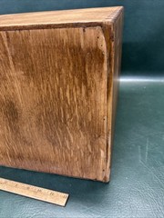 Antique Wagemaker Dovetailed Quarter Sawn Oak 4 Drawer Library Card Cabinet