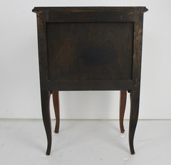 Gorgeous Marquetry Chest of Drawers Dresser Cabinet Wood Brass Trim Medallions