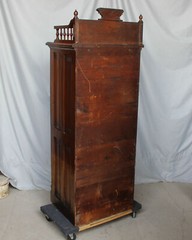 Antique Walnut Dental Storage Cabinet – Harvard Company –