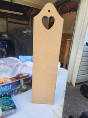 Vintage Blue 6 Drawer Wooden Heart Spice Cabinet What Not Shelf, Heart Cutout,