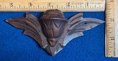 Antique Lot of 4 Wood Apothecary Cabinet Handles Drawer Pulls