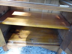Antique 1880’s butternut? Commode small Dresser cabinet “29 W, H 34″ D 16”