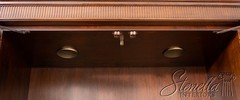 F70708: STICKLEY Mahogany 4 Door Breakfront Bookcase Cabinet