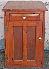 Vintage Country Handmade Solid Wooden Kitchen Jelly Cabinet Nightstand Cupboard