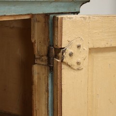 Antique Baroque Double-Body Cupboard Mid-18th Century Lacquered Woo Certified