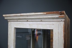 Vintage Antique Apothecary Bakers Cabinet Glass Display Case Country Store wood