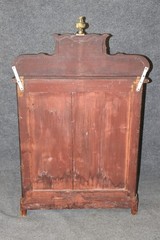 Antique 19th Century Louis XV Style Bronze Mounted Sevres Inset Cabinet Server