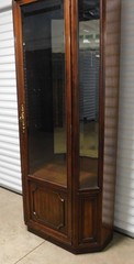 Century Furniture Tall 85″ Wood & Glass Framed Display/Storage Cabinet (2 Avail)
