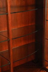 Baker Georgian Style Mahogany Bowfront China Cabinet