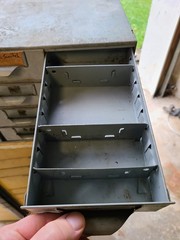 Vintage File Cabinet Ledger Catalog Industrial Drawer Storage Gray 24 Drawers
