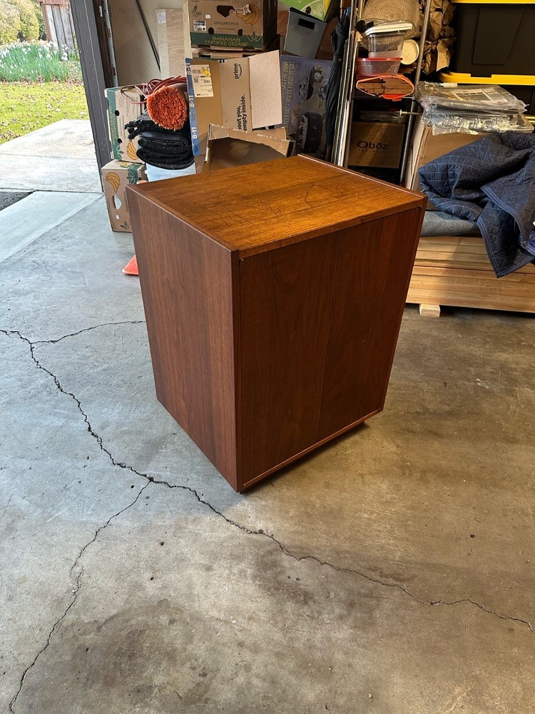 1970s Custom Made Wood Stereo/TV Cabinet Vintage
