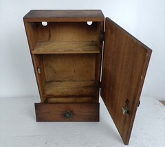 small Art Deco Antique Medicine Apothecary Cabinet Bathroom Shaving barn style