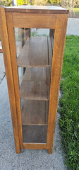 Mission Arts & crafts antique Oak China display Cabinet