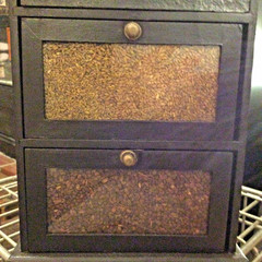 Antique Vintage GENERAL STORE SPICE COUNTER DISPLAY CABINET CHEST CASE 4 Drawer