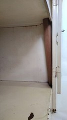 1950s Free Standing 2 Door Cabinet Interstate Metal Product 33x21x26 Formica MCM