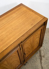 Mid Century Danish Modern Credenza Dresser Basic Witz Wood 3 Drawer Danish Mcm