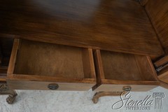 62049: JEFFCO Georgian Style 2 Door Bar Liquor Cabinet