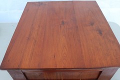 Late 19th Century Clark’s o.n.t. 2 Drawer Walnut Spool Cabinet Brass Stem Pulls
