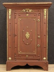 Cabinet Italian furniture antique style sideboard fake safe painted wood 900