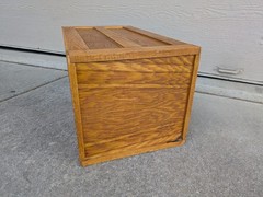 Antique Globe Wernicke Oak Wood File Cabinet Drawer Box Law Transfer Case G-891