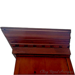 antique diminutive chippendale dutch cupboard step back cabinet farm house