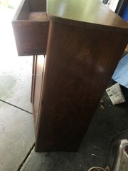 Antique Solid Walnut Country Primitive Jelly Cupboard Cabinet Circa 1850’s