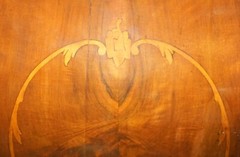 FINE PAIR OF ANTIQUE 1880 ITALIAN MARBLE TOP BOMBE NIGHTSTAND SIDE TABLE CHEST