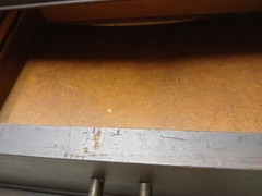 VTG 1950s Sewing Cabinet/End Table Spool-Notions Storage Some Refurbishing Needs