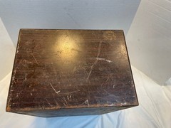 Vintage Globe Wernicke Heavy Duty Card Catalog File Cabinet Metal Drawer 5 x 8