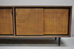 Vintage Mid Century Modern Laminate Formica Case 72″ Credenza Cabinet Buffet
