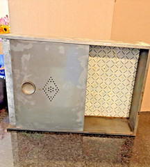 Vintage Hoosier Metal Bread Drawer Cabinet Bin 14x20x6 Kitchen Restoration