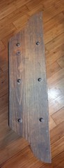 Antique Colonial Mail/CD Solid Wood Rack 40 Slots 3 Peg “RARE” 26H X 24W X 6.5D