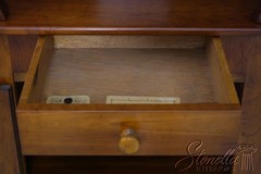 L73870: Pair Of STICKLEY Cherry Valley Open Corner Cabinets
