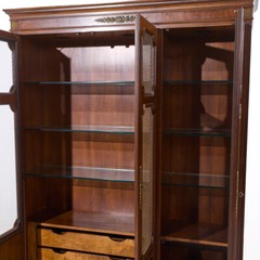 Baker Furniture French Louis XVI Mahogany China Cabinet-Free Shipping