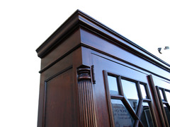 62867 Mahogany Curio China Cabinet