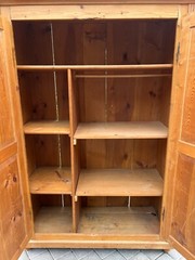 Antique German Clothes Cupboard / Armoire / Almirah / Wardrobe Cabinet