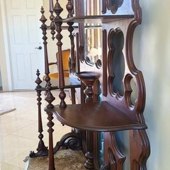 Victorian Etagere with Marble Shelf Base
