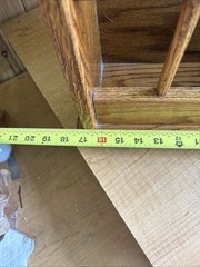Mid Century Solid Oak Magazine Rack / Magazine Stand Handmade Beautiful Detail
