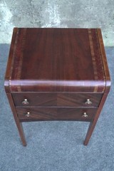 Art Deco Caswell-Runyan Waterfall Perfect Sewing Cabinets End Table