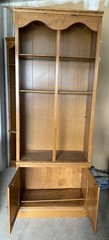 ETHAN ALLEN Heirloom nutmeg Tall Library Bookcase 10-9026