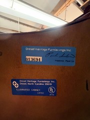 Drexel Heritage “Sketchbook” collection Illuminated Cabinet