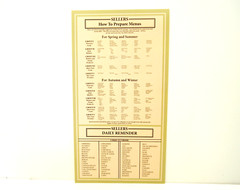 Sellers Hoosier Cabinet Door Chart Three Piece Set Flour Bin
