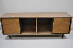Vintage Mid Century Modern Laminate Formica Case 72″ Credenza Cabinet Buffet