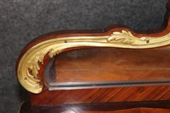 Antique 19th Century Louis XV Style Bronze Mounted Sevres Inset Cabinet Server