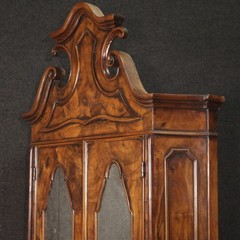 Lombard trumeau bureau double body furniture 20th century antique style desk