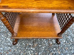 SUPERB Antique “Stick & Ball” American Small Cabinet IN MINT CONDITION.