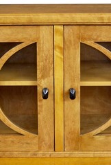LATE 19TH CENTURY SWEDISH BIRCH ART NOUVEAU CABINET ON CHEST