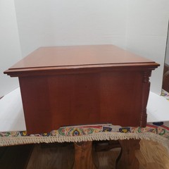 Antique J & P Coats 2 Draw Wood Spool Cotton Cabinet Counter Top Store Display