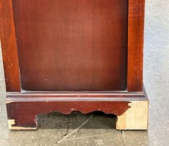 Vintage Cherry Wood China Cabinet Hutch Curio Buffet Glass Display Storage